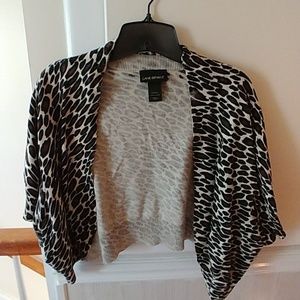 Cheetah print shrug from Lane Bryant